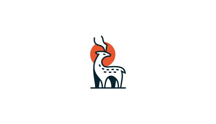 Deer Minimal Logo Design