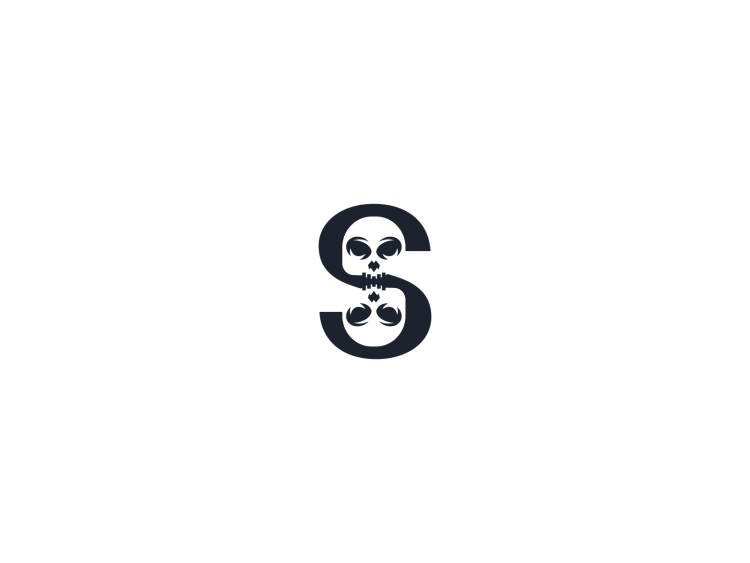 Skull Letter S Logo